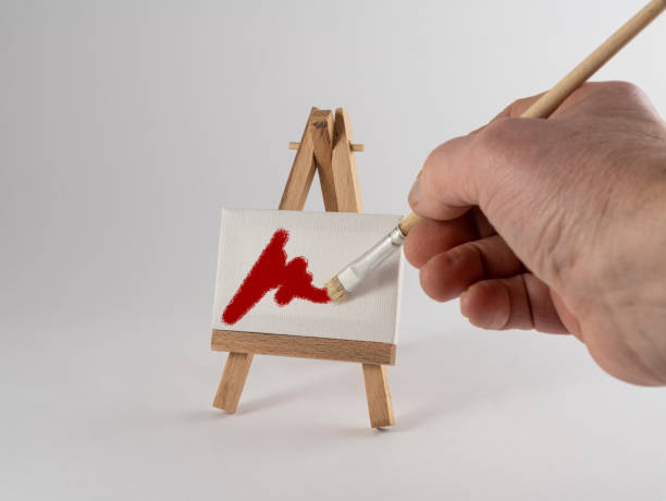 istock paint a miniature miniature canvas 1387417243
