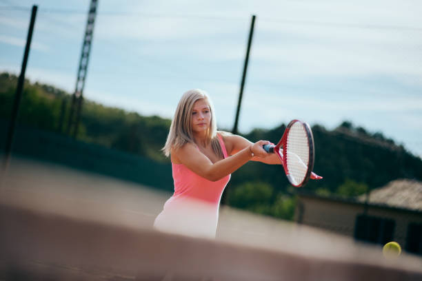 istock Female tennis player 1387420558