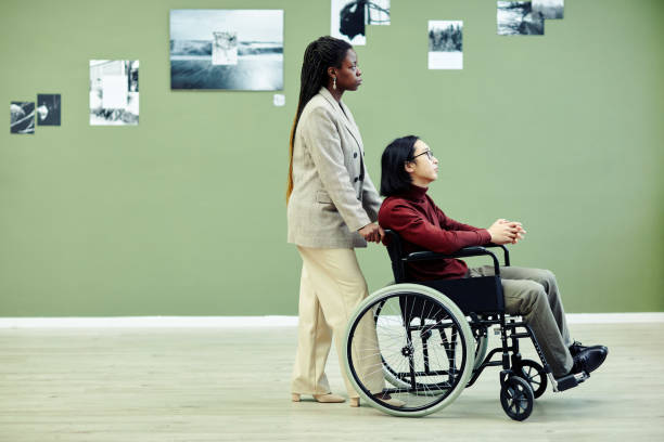 istock Ethnically Diverse Couple In Art Gallery 1387425638