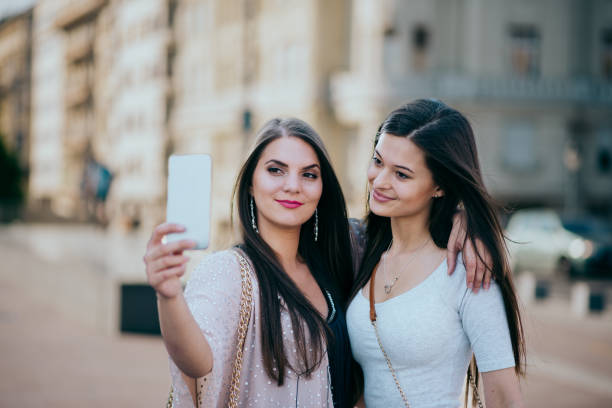 istock women taking selfie in the budapest 1387426151