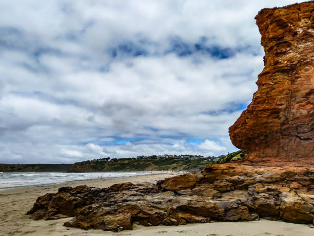 Rock Formation, Phillip Island coast stock photo