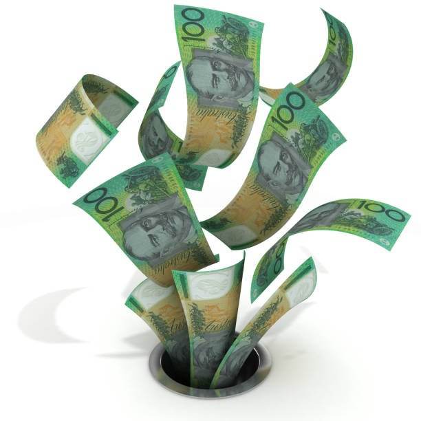 istock Australian money falling finance crisis 1387432291