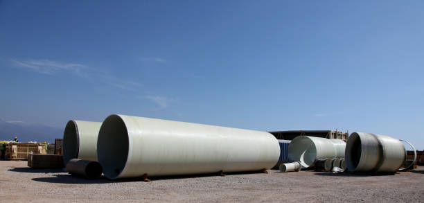 istock Large diameter water supply pipes 1387435386