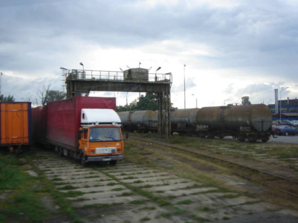Railway logistics terminal in Poland, 2008