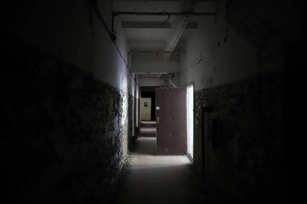 istock Corridor in Duga Radar Base, Chernobyl Exclusion Zone, Ukraine 1387439789