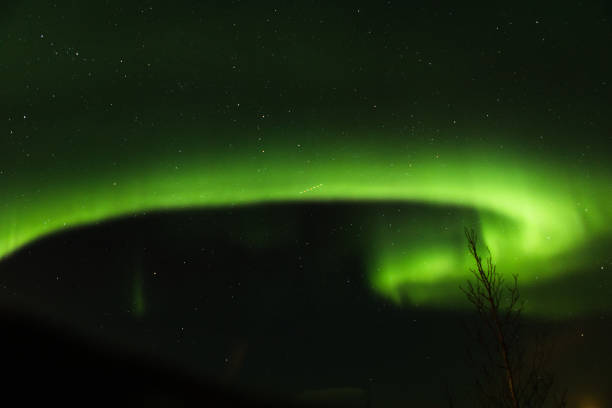 오로라의 경치 - aurora borealis iceland astronomy tranquil scene 뉴스 사진 이미지
