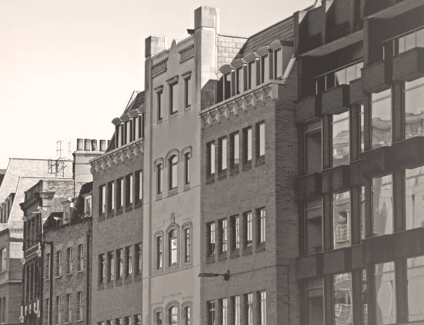 istock London old and modern buildings architecture. Central London architecture. 1387441245