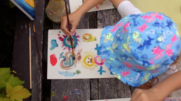 istock Art enhances the development of motor skills. 1387442569