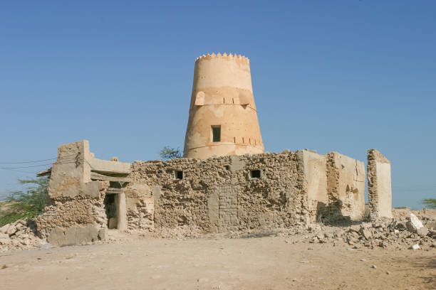 istock Al Jazirat Al Hamra Ghost Town in the UAE 1387443729