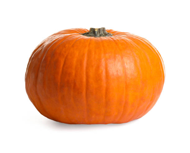 istock Fresh ripe pumpkin isolated on white. Organic plant 1387444390