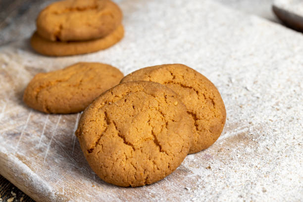 istock several round light cookies after cooking 1387447382