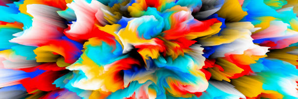 istock Magical world. Surreal Landscape. Abstract fantasy background.  3d illustration 1387449352