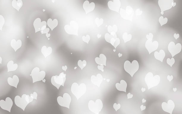 istock Valentine's day or wedding background with hearts. Decorative, romantic love bokeh background. 3d illustration 1387449476