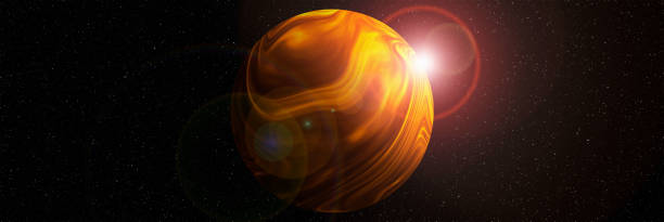 istock Unknown planet from outer space. Space nebula. Cosmic cluster of stars. Outer space background. 3D Illustration 1387450157