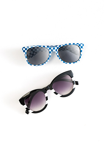 Fashionable sunglasses isolated on white background(with clipping path)
