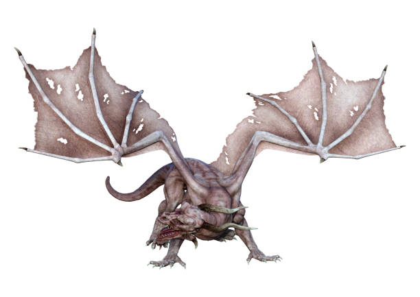 istock 3D Rendering Fairy Tale Dragon on White 1387463022