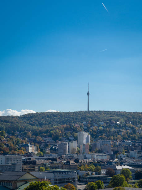 istock Skyline of Stuttgart with television tower 1387466037