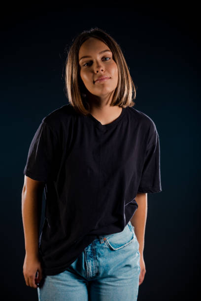 istock Beautiful modern girl 1387474217