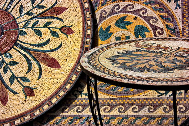 Arab chairs in Moroccan and Arabic market, drinks and events