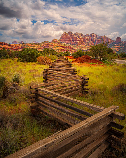 istock Sedona Fence 1387479359