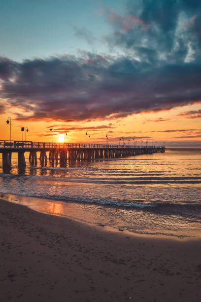 istock Colorful seaside morning landscape. 1387483840