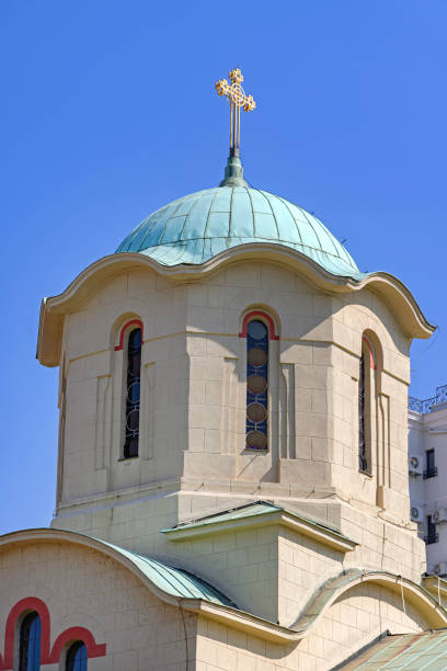 istock Golden Cross Church Dome 1387506413