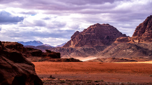 istock Extraordinary mountain desert landscape, Wadi Rum Protected Area, Jordan. 1387522049