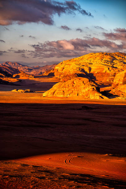 istock Extraordinary mountain desert landscape, Wadi Rum Protected Area, Jordan. 1387523737