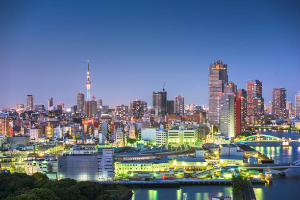istock Tokyo, Japan Skyline at Blue Hour 1387524582