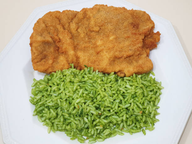 istock Milanese steak with broccoli rice 1387533300