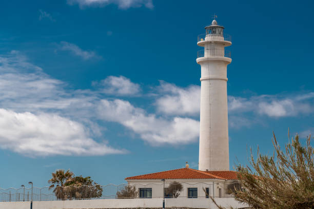 istock The lighthouse of Torrox in a sunny spring day. 1387534331