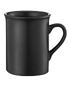 istock Black Coffee Mug on White 1387559518