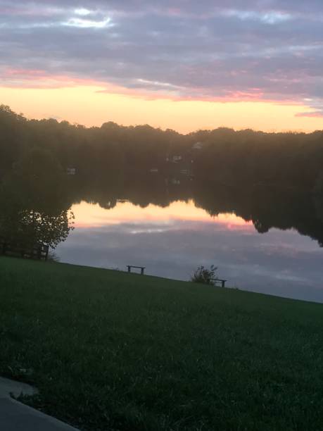 istock Sunset at the Lake 1387562308