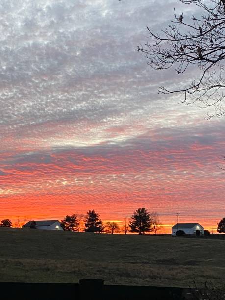 istock Red Skies in Morning 1387563068