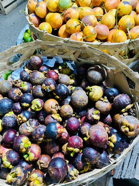 istock Tropical fruits in market 1387567432