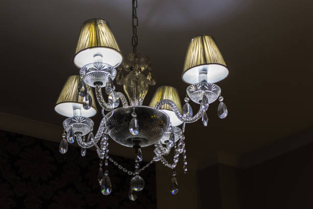 istock Glass chandelier 1387569669