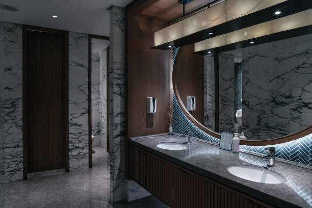 istock Interior of a modern bathroom 1387573862