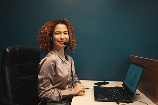 Woman, Red Hair, Computer, Desk, Work