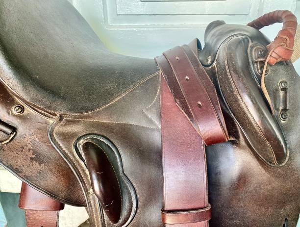 Close Up Horse Riding Saddle