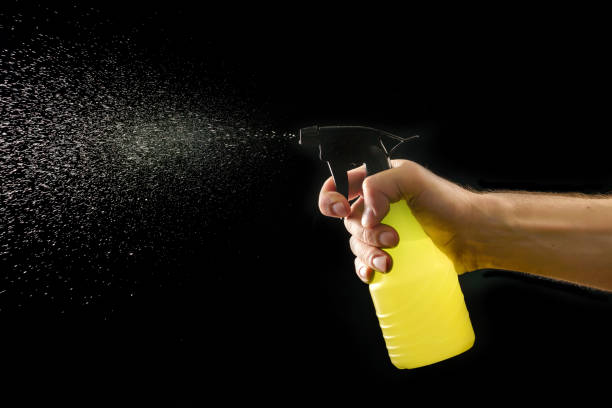 istock A jet of water shoots from a spray bottle. 1387587021