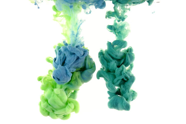 istock photo of paint falling into the water 1387601632