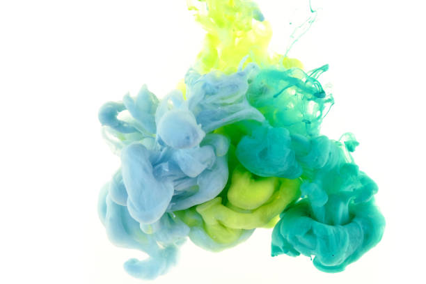 istock photo of paint falling into the water 1387601634