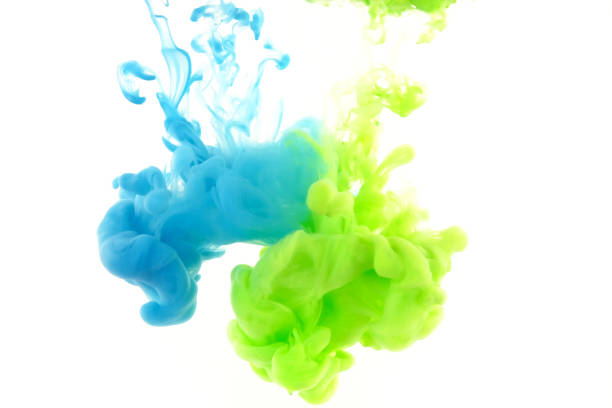 istock photo of paint falling into the water 1387601664