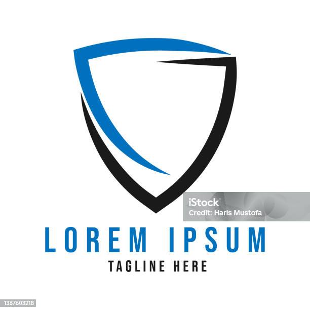Shild Example Design Shield Design Template Vector Isolated Illustration Stock Illustration ...