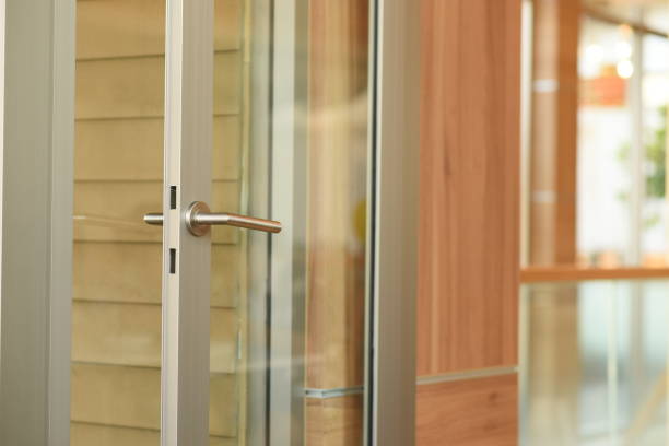 istock stainless steel glass door knob 1387604428