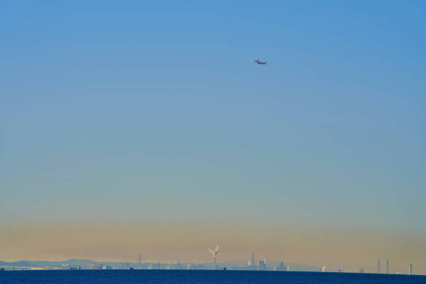 istock Airplanes flying from Haneda Airport 1387604638