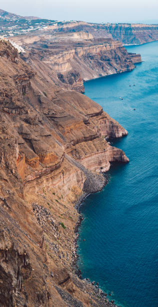 istock High Angle View Of Sea And Mountains 1387610487