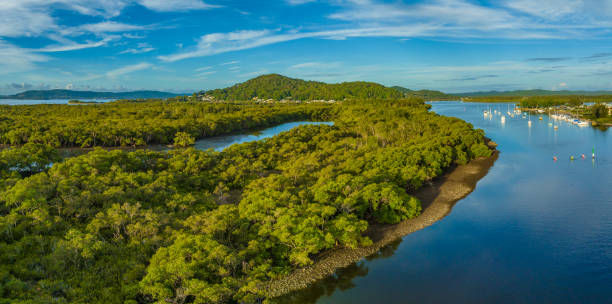 istock Early evening panorama over the bay 1387612994