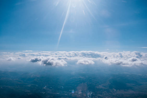 istock Amazing cloudscape illuminated by the sun 1387623781