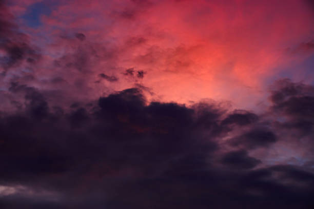 istock Dramatic colorful clouds in the sky during sunset 1387624568